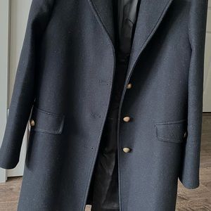 ZARA black woman pea coat
